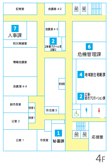 市役所本庁舎4階