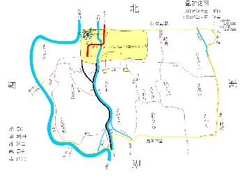 柳村絵図(解読図)