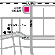大垣駅南駐車場の地図