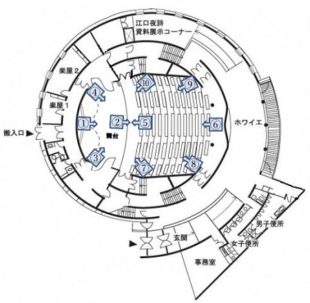 ホール平面図