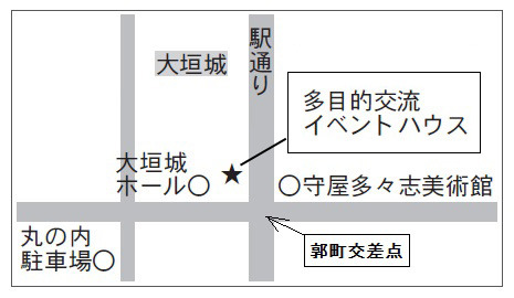 多目的交流イベントハウスの地図