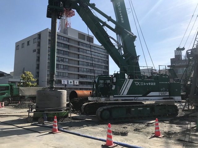本体杭施工(継続)