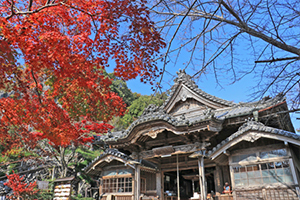 金生山・明星輪寺の紅葉の写真