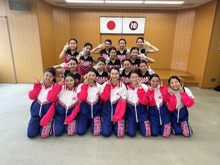 大垣日本大学高等学校 チアーリーディング同好会のみなさん