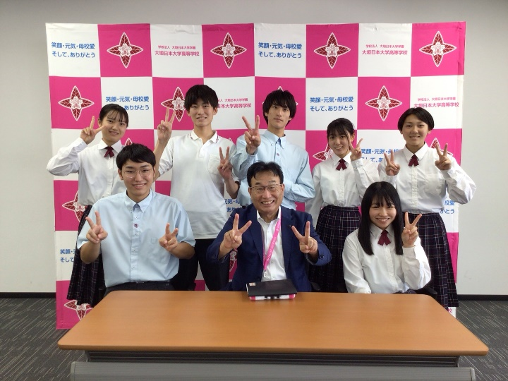 大垣日本大学高等学校 生徒会のみなさん