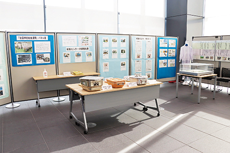 市役所でのパネル展(前回)の写真