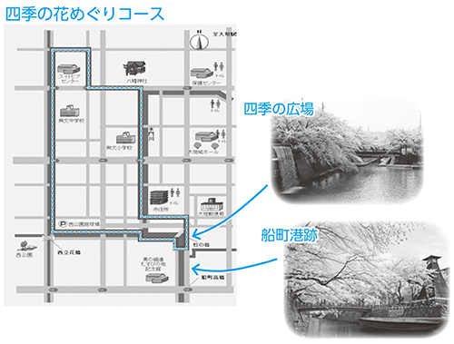 四季の花めぐりコース