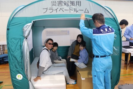 避難所生活体験