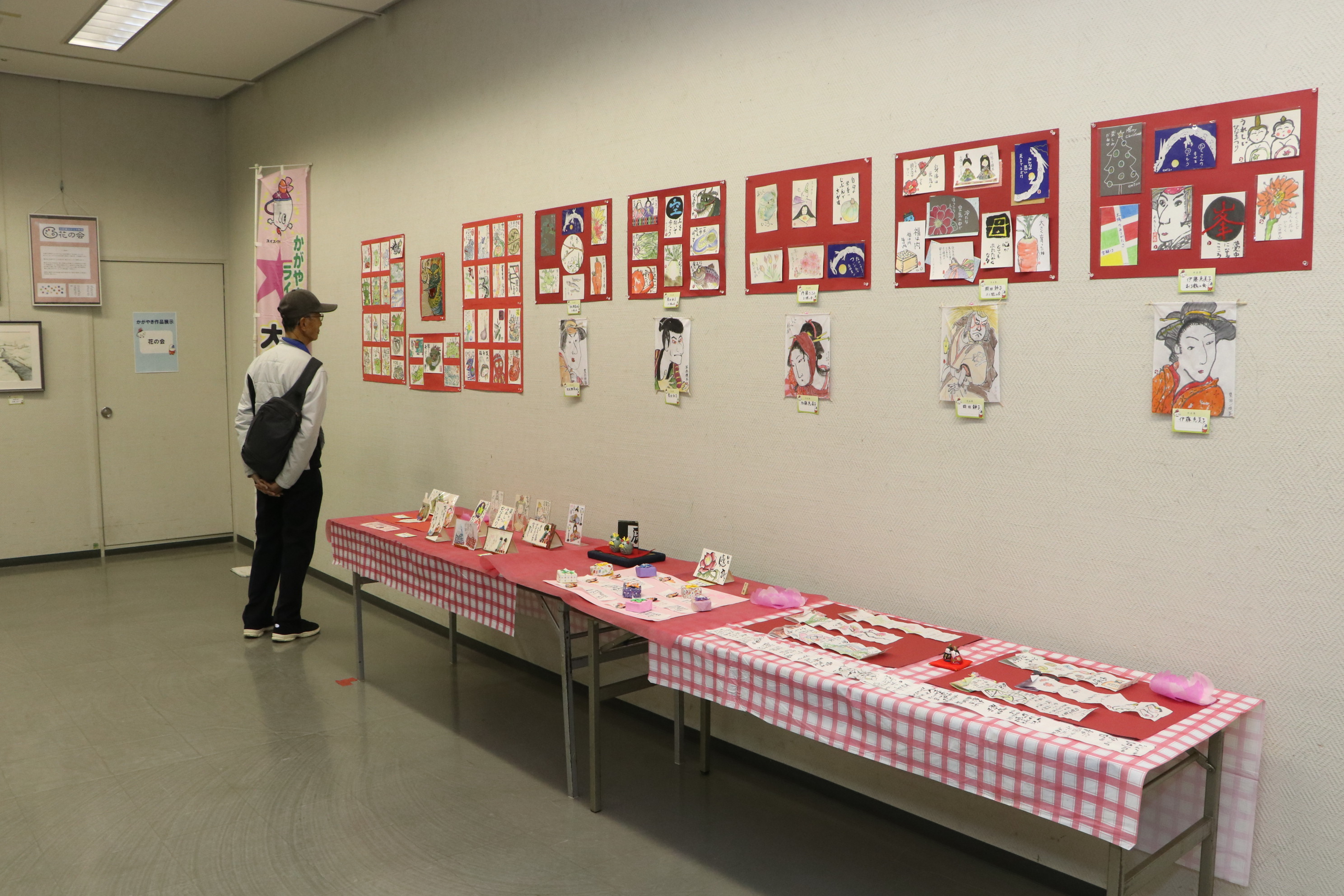 前回のかがやき作品展示の様子