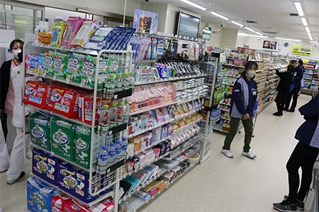 コンビニ内の様子