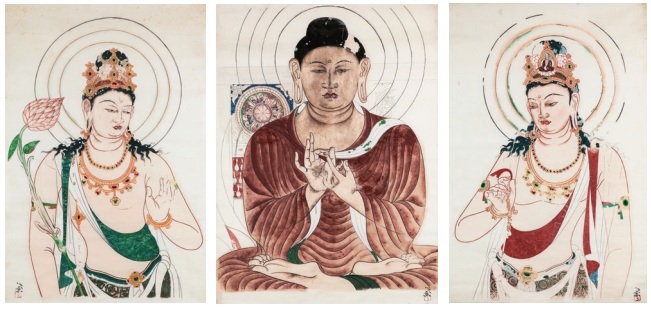 法隆寺金堂壁画再現模写