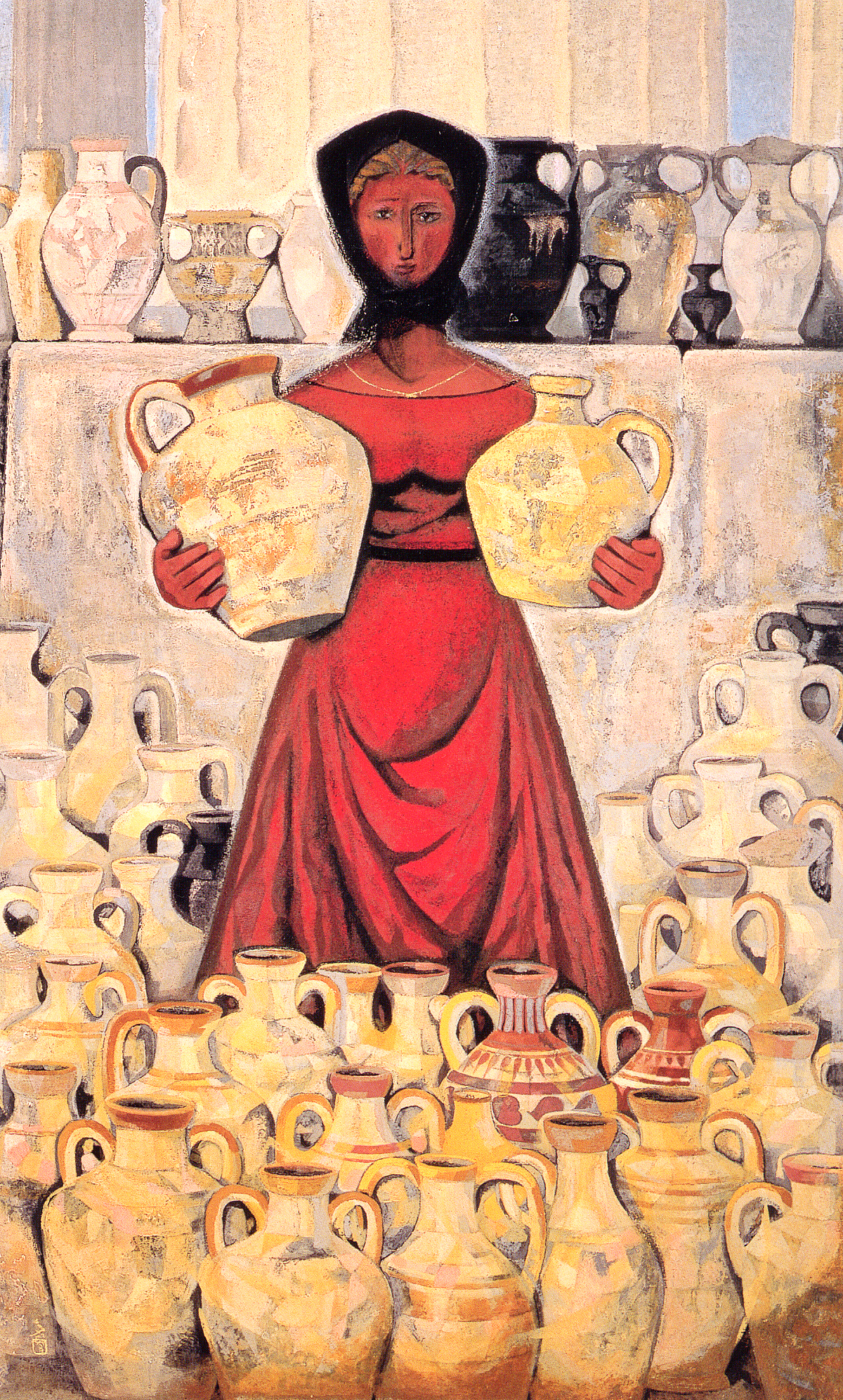 ギリシャの壺売の画像