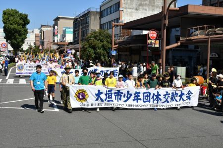 少年団体パレード